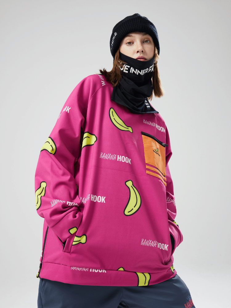 Tolasmik x Banana Hook Fruit Logo Pullover Fleece Hoodie - RAKU-Snowsports