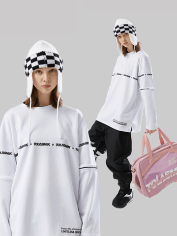 Tolasmik QUICK-DRY Sweatshirt - White Seris - RAKU-Snowsports