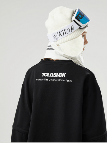 Tolasmik QUICK-DRY Sweatshirt - Black Seris - RAKU-Snowsports