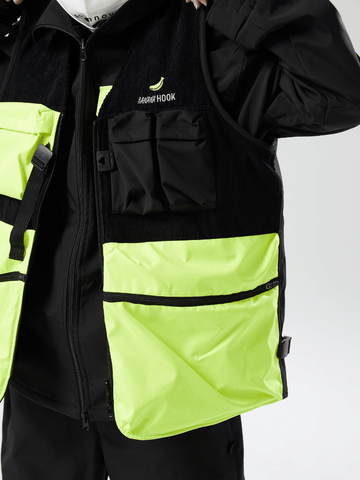 Tolasmik x Banana Hook 23 Colorblock Waistcoat - RAKU-Snowsports