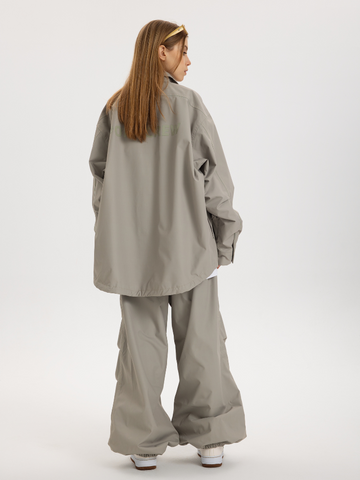 POMT CleanF Wrinkle Baggy Snow Pants