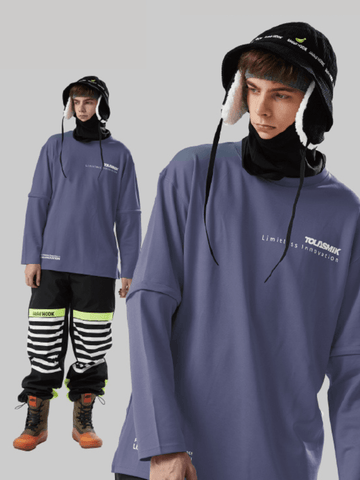 Tolasmik QUICK-DRY Sweatshirt - Dark Purple Seris - RAKU-Snowsports