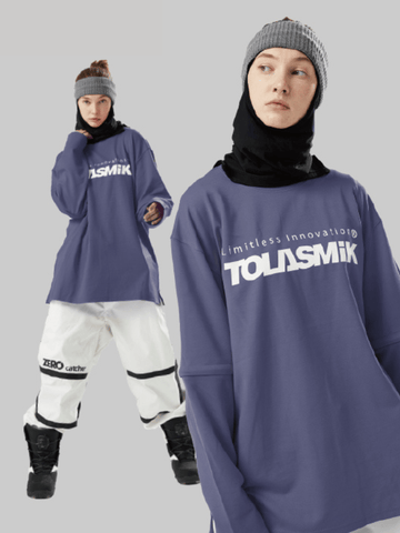 Tolasmik QUICK-DRY Sweatshirt - Dark Purple Seris - RAKU-Snowsports