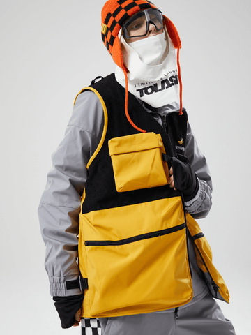 Tolasmik x Banana Hook 23 Colorblock Waistcoat - RAKU-Snowsports