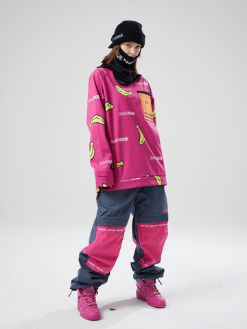 Tolasmik x Banana Hook Fruit Logo Pullover Fleece Hoodie - RAKU-Snowsports
