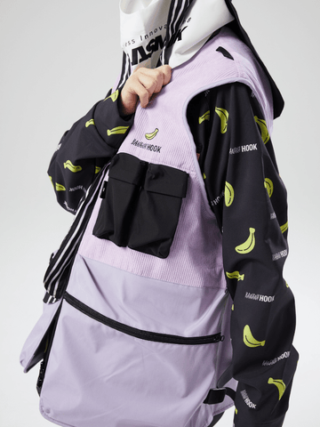 Tolasmik x Banana Hook 23 Colorblock Waistcoat - RAKU-Snowsports