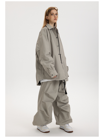 POMT CleanF Wrinkle Baggy Snow Pants