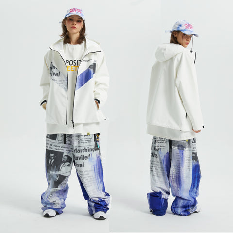 Positibeety 3L newspaper snow jacket unisex - RAKU-Snowsports