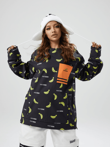 Tolasmik x Banana Hook Small Bananas Pullover Fleece Hoodie - RAKU-Snowsports