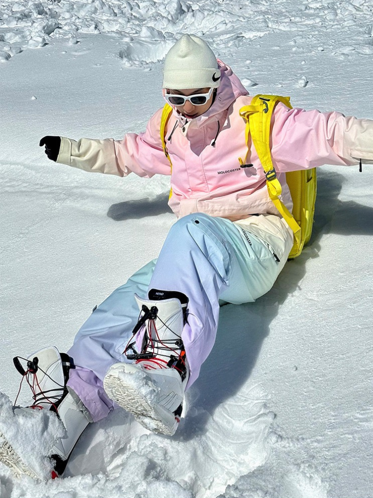 Molocoster Rainbow Unicorn Snow Suit - Snowears-snowboarding skiing jacket pants accessories