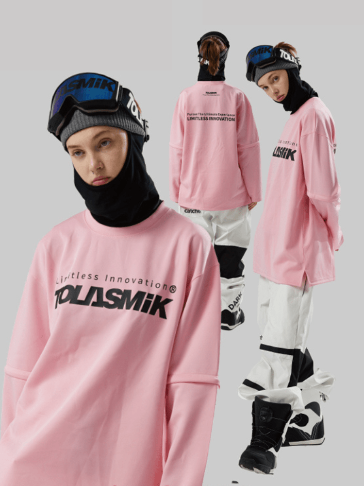 Tolasmik QUICK-DRY Sweatshirt - Light Pink Seris - RAKU-Snowsports