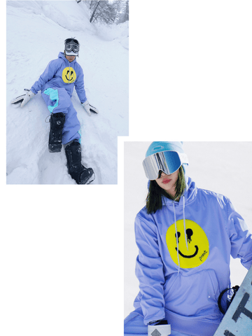 POMT Smiley Hoodie - Snowears-snowboarding skiing jacket pants accessories