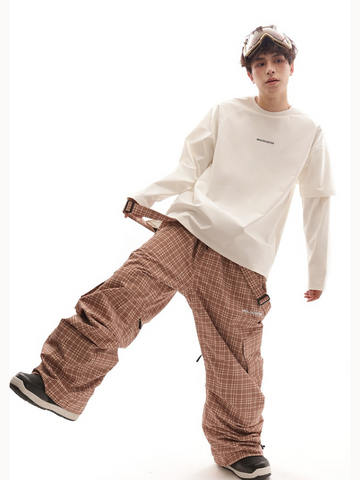 Molocoster Checkered Snow Pants