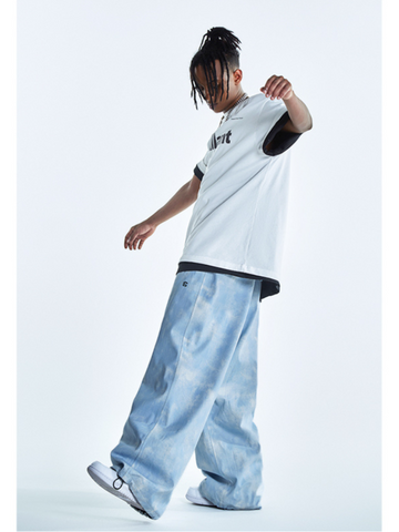 RenChill Tie-dyed Super Baggy Pants - Snowears-snowboarding skiing jacket pants accessories
