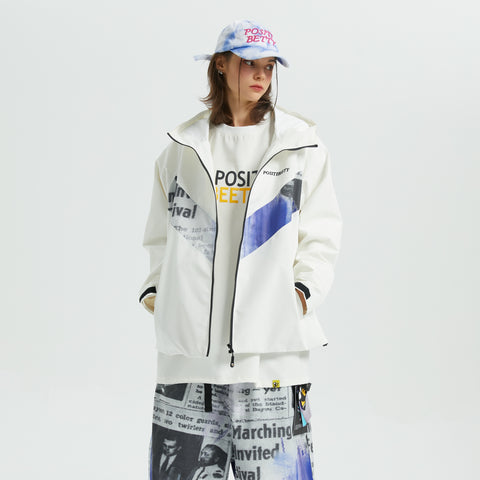 Positibeety 3L newspaper snow jacket unisex - RAKU-Snowsports