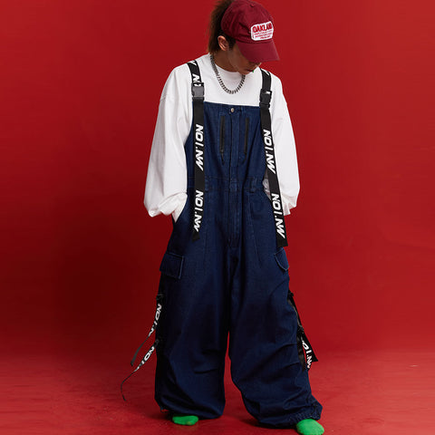 NO1NW Denim bib pants - RAKU-Snowsports