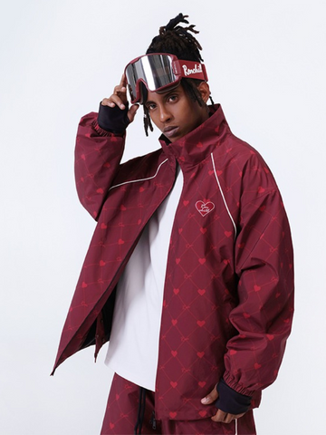 RenChill Chic Hearts Snow Suit - Snowears-snowboarding skiing jacket pants accessories