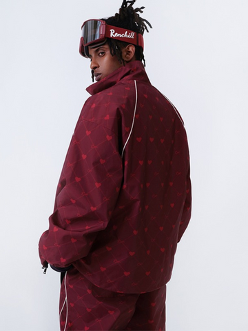 RenChill Chic Hearts Snow Suit - Snowears-snowboarding skiing jacket pants accessories