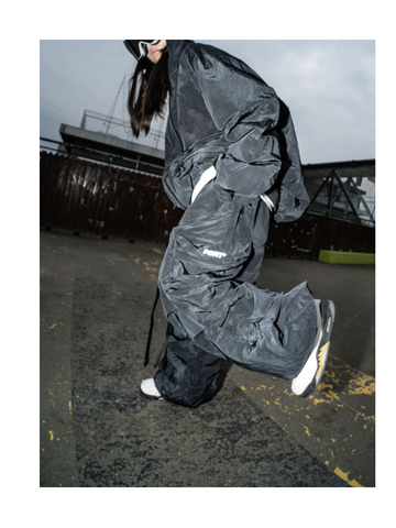 POMT CleanF Wrinkle Baggy Cargo Snow Pants - Snowears-snowboarding skiing jacket pants accessories