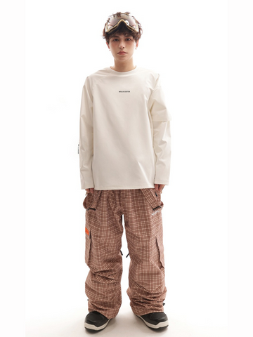 Molocoster Checkered Snow Pants