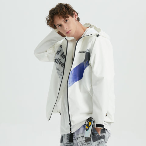 Positibeety 3L newspaper snow jacket unisex - RAKU-Snowsports