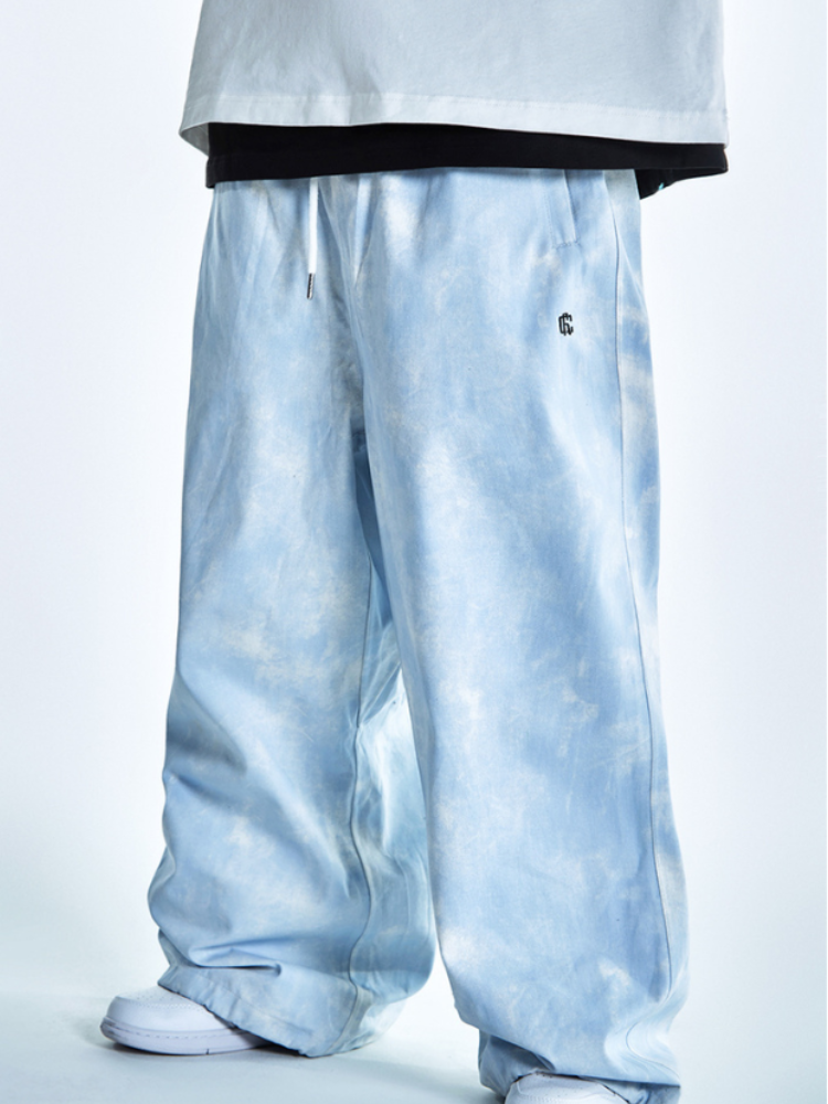 RenChill Tie-dyed Super Baggy Pants - Snowears-snowboarding skiing jacket pants accessories
