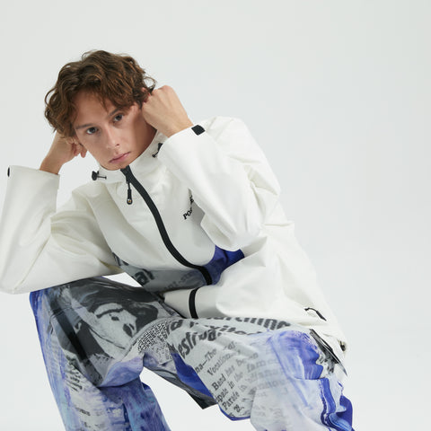 Positibeety 3L newspaper snow jacket unisex - RAKU-Snowsports