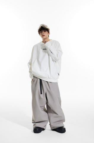 Molocoster Oversize Fleece Snow Pants - Snowears-snowboarding skiing jacket pants accessories