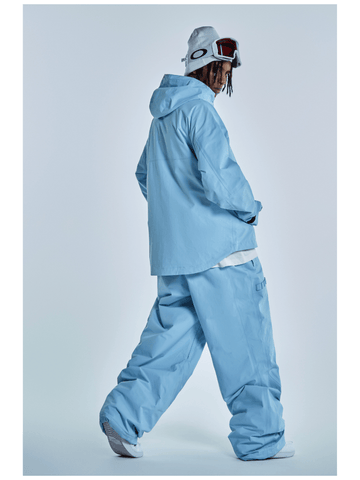 RenChill 2L Silver Colorblock Snow Suit - Snowears-snowboarding skiing jacket pants accessories