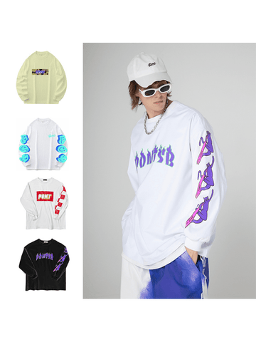 POMT Street Style Baggy Sweatshirt - Snowears-snowboarding skiing jacket pants accessories