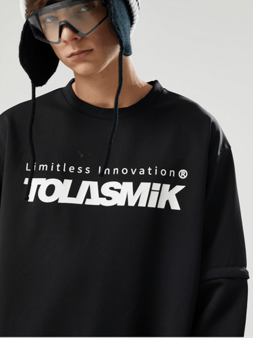 Tolasmik QUICK-DRY Sweatshirt - Black Seris - RAKU-Snowsports