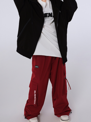 Renchill Wine Baggy Style Snow Pants - Snowears-snowboarding skiing jacket pants accessories