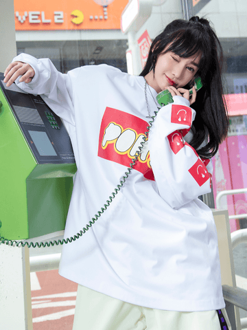 POMT Street Style Baggy Sweatshirt - Snowears-snowboarding skiing jacket pants accessories