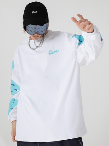 POMT Street Style Baggy Sweatshirt - Snowears-snowboarding skiing jacket pants accessories