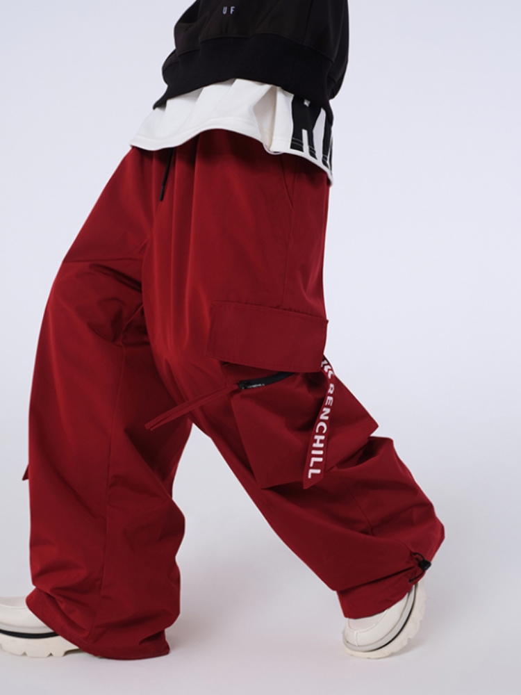 Renchill Wine Baggy Style Snow Pants - Snowears-snowboarding skiing jacket pants accessories