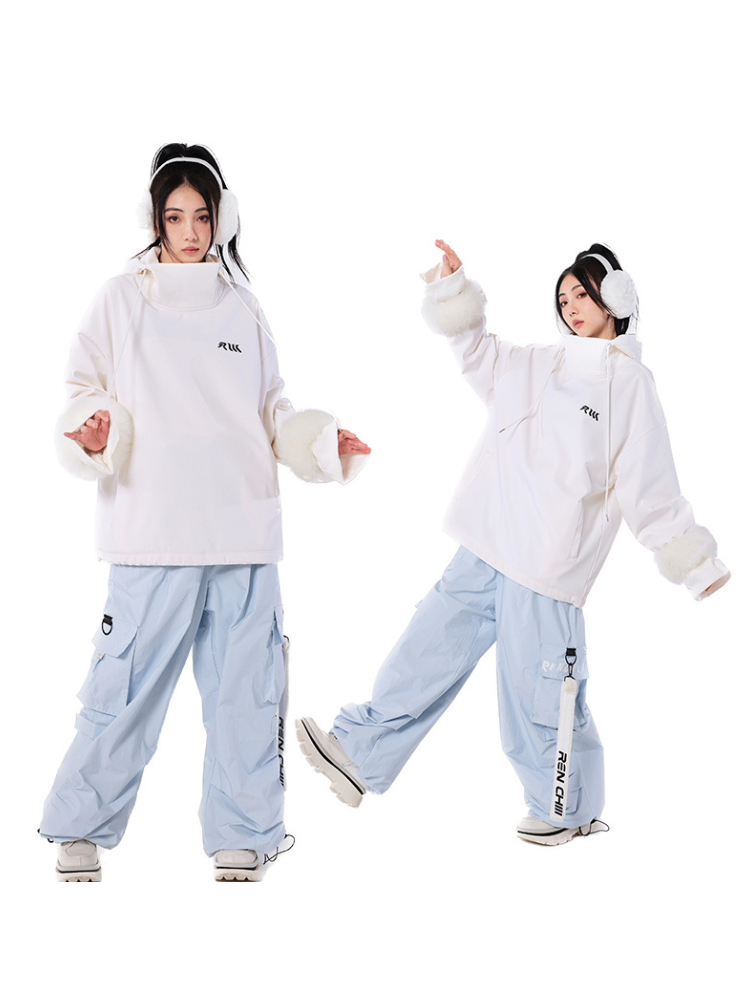 RenChill Classic Solid Color Hoodie - Snowears-snowboarding skiing jacket pants accessories
