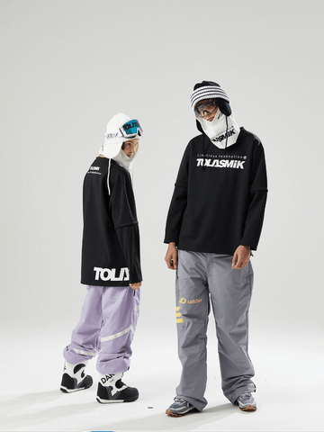 Tolasmik QUICK-DRY Sweatshirt - Black Seris - RAKU-Snowsports