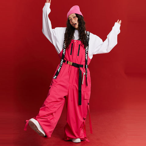 NO1NW Puffy strappy bib pants - RAKU-Snowsports