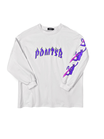 POMT Street Style Baggy Sweatshirt - Snowears-snowboarding skiing jacket pants accessories