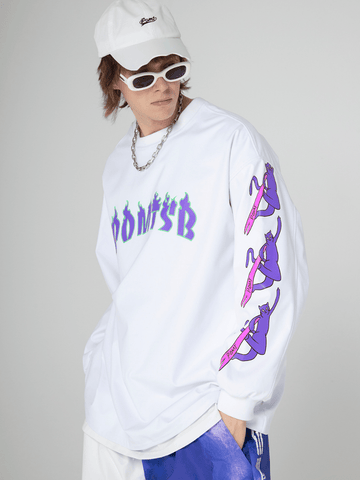 POMT Street Style Baggy Sweatshirt - Snowears-snowboarding skiing jacket pants accessories