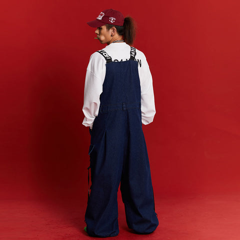 NO1NW Denim bib pants - RAKU-Snowsports