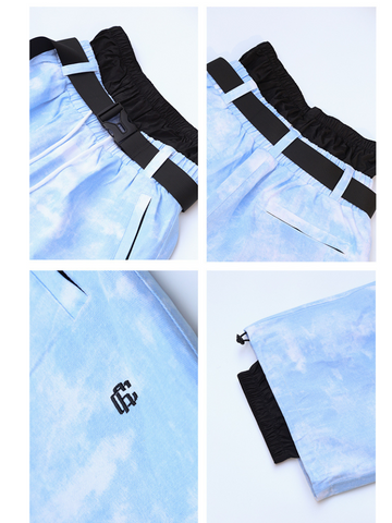 RenChill Tie-dyed Super Baggy Pants - Snowears-snowboarding skiing jacket pants accessories