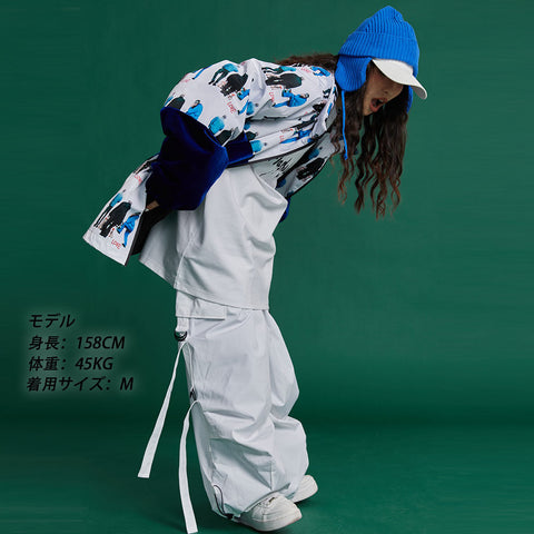 NO1NW Puffy strappy bib pants - RAKU-Snowsports