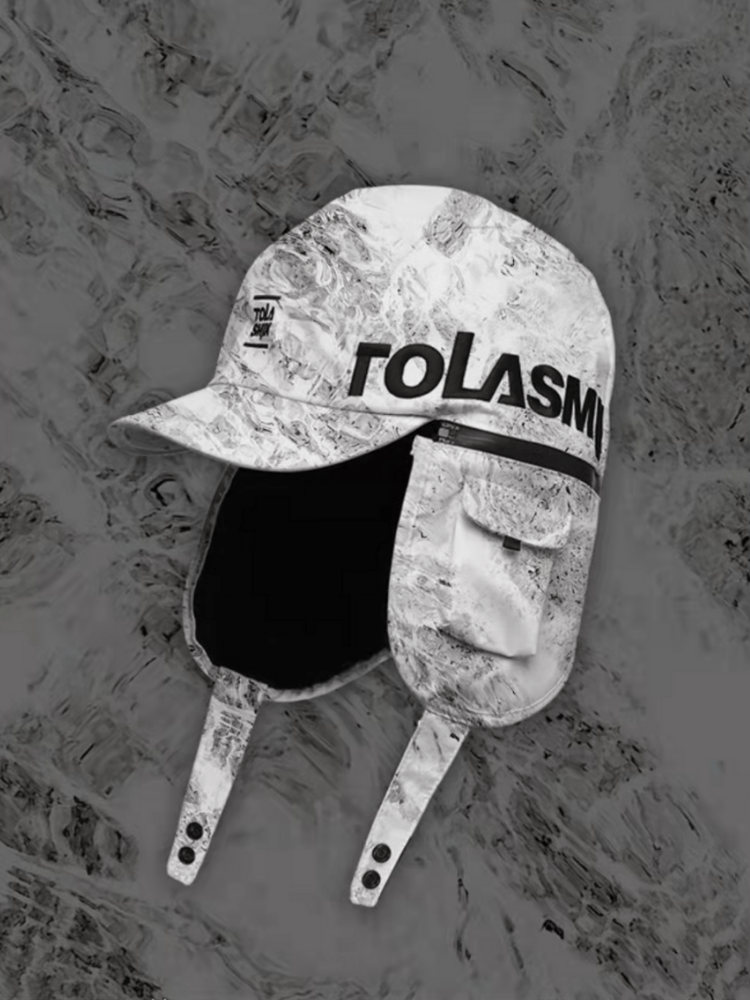 Tolasmik Granite Earflap Helmet Hat - RAKU-Snowsports