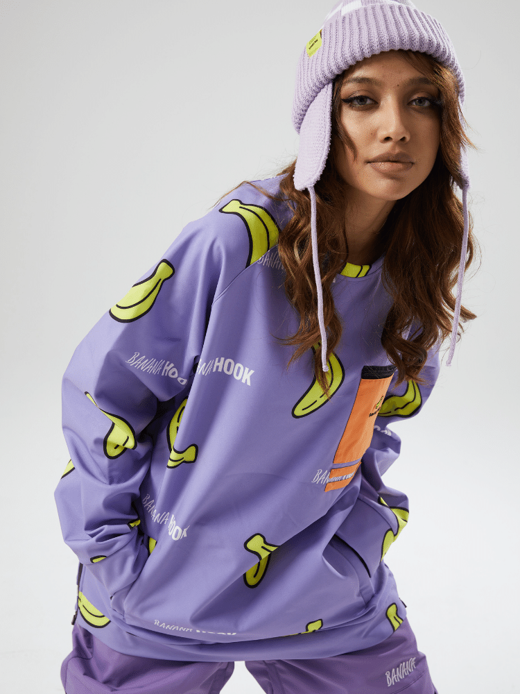 Tolasmik x Banana Hook Fruit Logo Pullover Fleece Hoodie - RAKU-Snowsports