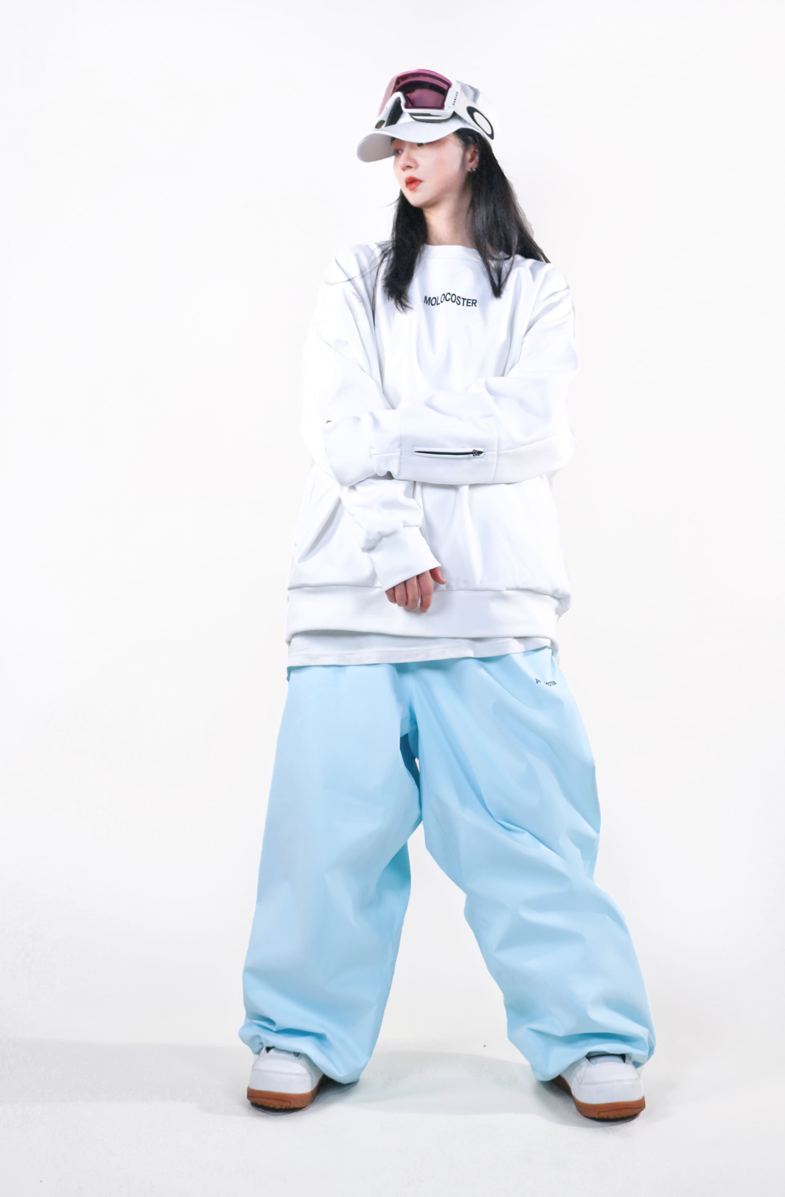 Molocoster Oversize Fleece Snow Pants - Snowears-snowboarding skiing jacket pants accessories