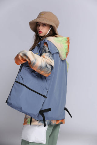 Tolasmik x Banana Hook Haze Blue Waistcoat - RAKU-Snowsports