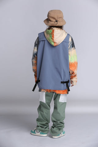 Tolasmik x Banana Hook Haze Blue Waistcoat - RAKU-Snowsports