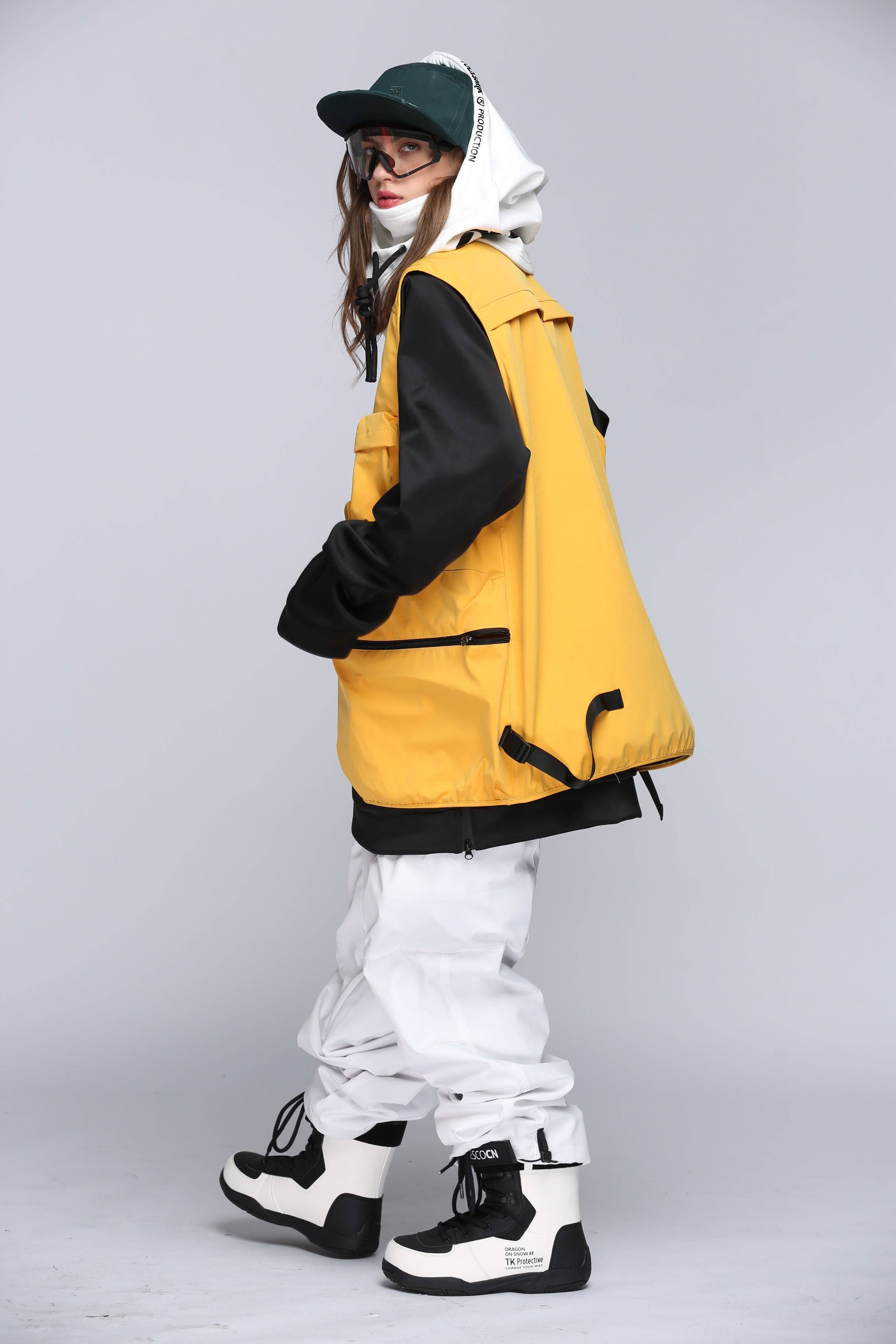 Tolasmik x Banana Hook Apricot Yellow Waistcoat - RAKU-Snowsports