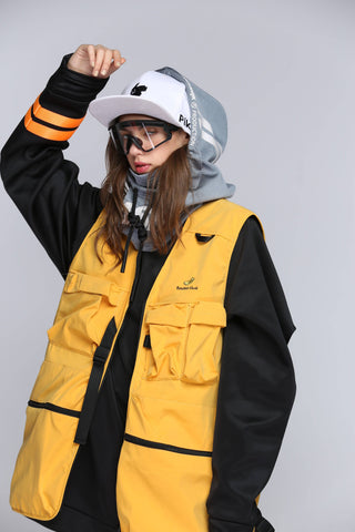 Tolasmik x Banana Hook Apricot Yellow Waistcoat - RAKU-Snowsports